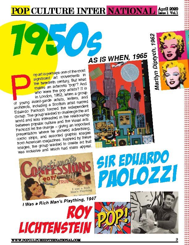 Pop Newsletter, plate 2
