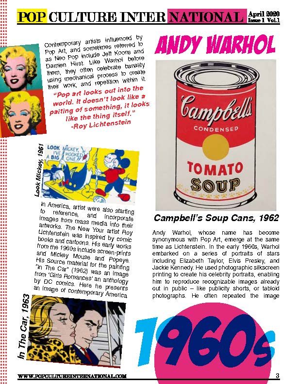 Pop Newsletter, plate 3
