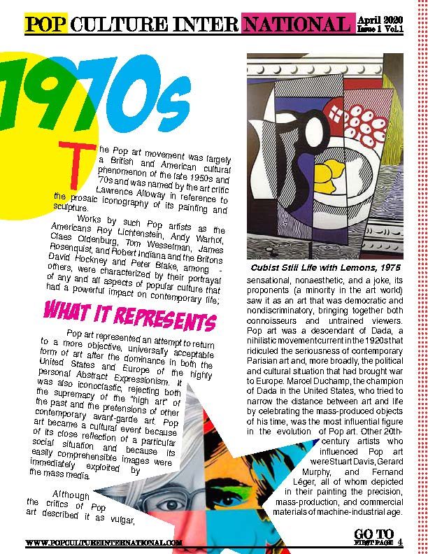 Pop Newsletter, plate 4